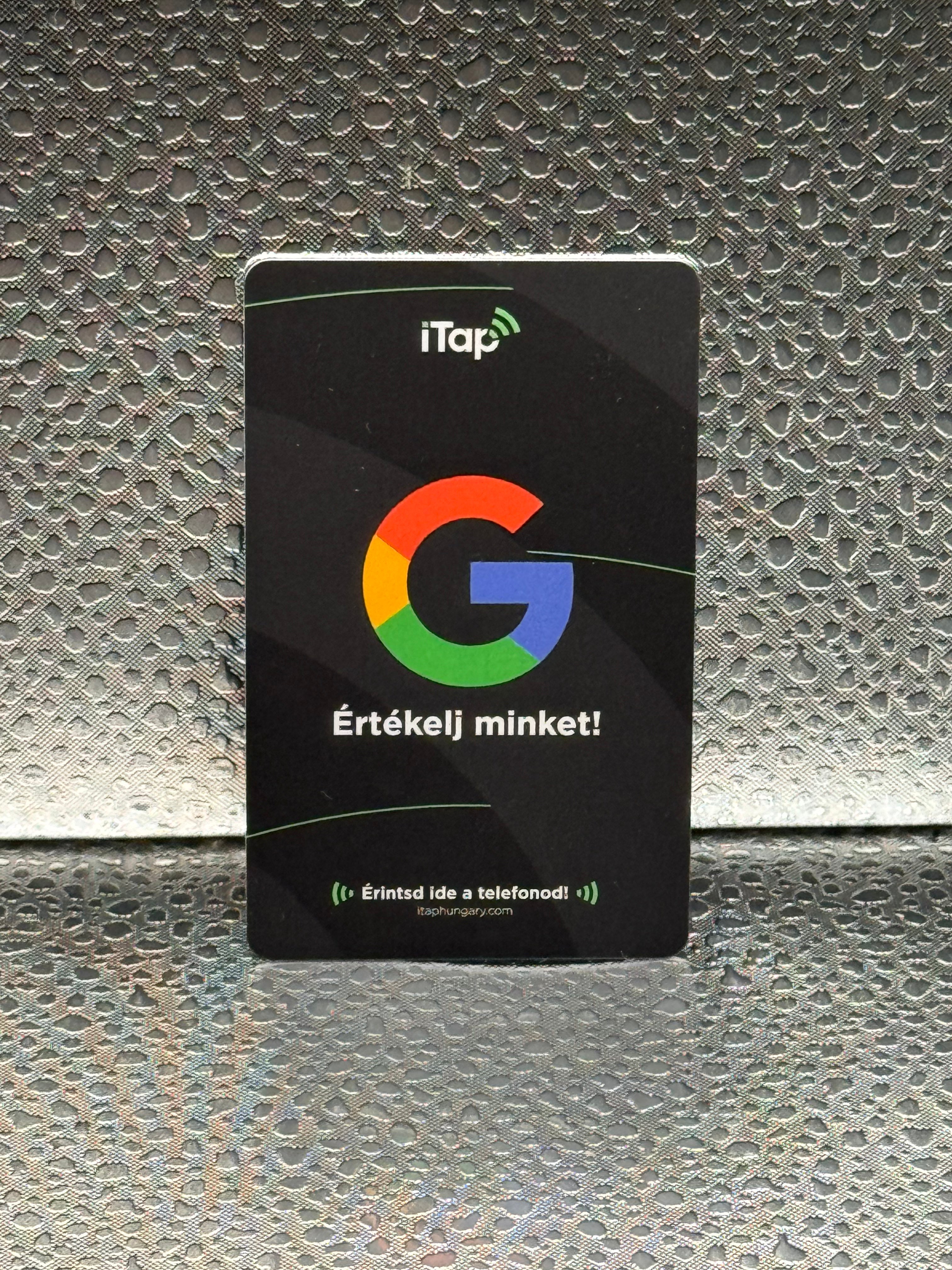 Google Értékelés iTap kártya